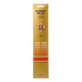 Gonesh GOXRMU Extra Rich Collection Musk Incense Sticks