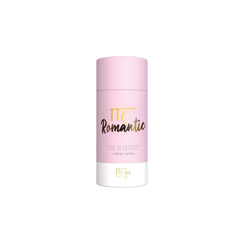 Maja, Agua de Tocador Romantic, Aroma Floral Amaderado, 100 ml