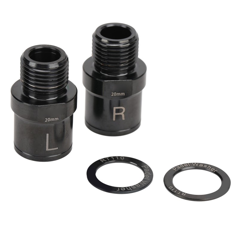RISK Bike Pedal Extender Titanium Alloy Bicycle Pedal Extended Spindle