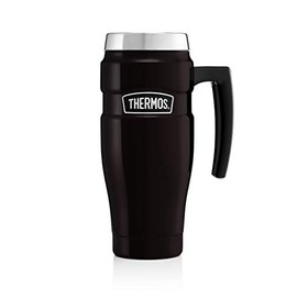 Thermos Stainless King Travel Mug, Matt Black, 470 ml