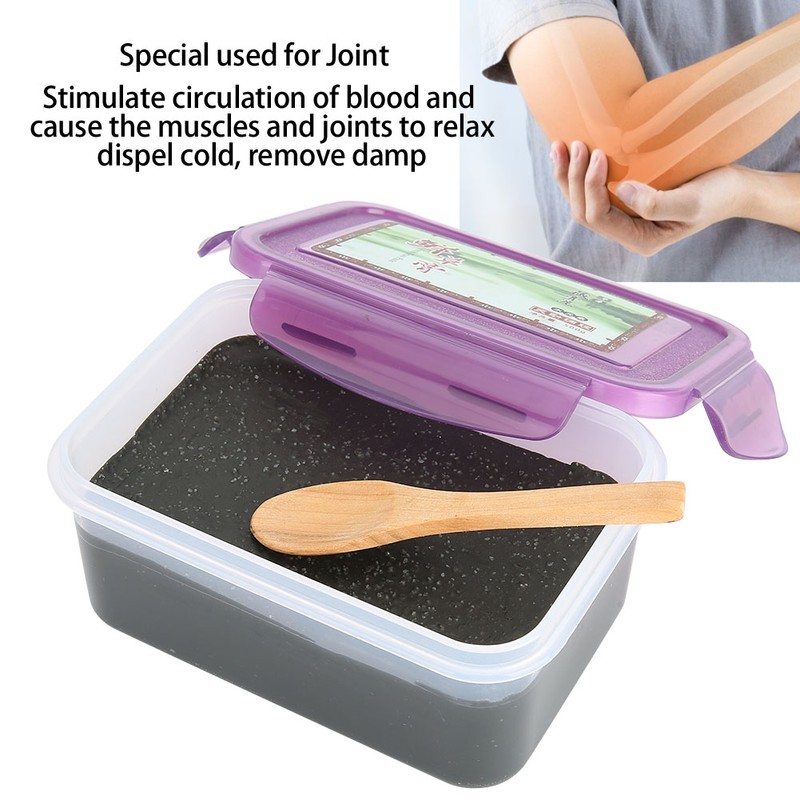 500g Moxibustion Volcanic Mud Hot Compress Health Care Moxa Mud