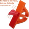 Fokmuaex 2pcs Wall Mount Fishing Rod Holder - No Drilling