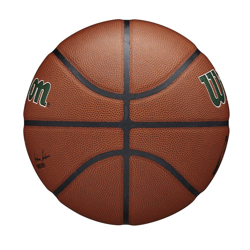 Wilson Basketball, Team Alliance Model, MILWAUKEE BUCKS, Indoor/Outdoor, Mixed Leather,