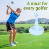 TIANXUAN 3 Pcs Golf Tees Height Adjustable Reusable Rubber Golf
