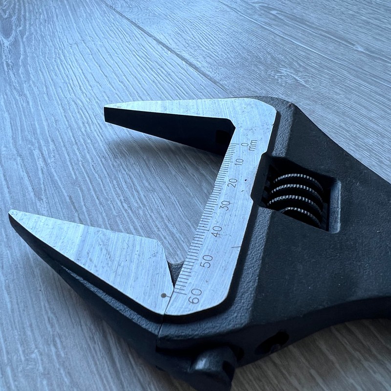 OX OX-P324612 PRO Series Adjustable Wrench, Extra Wide Jaw -