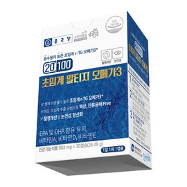 Chong Kun Dang 20100 Supercritical Altige Omega 3 833mg x 30 capsules 1 box H / 종근당 20100 초임계 알티지 오메가3 833mg x 30캡슐 1박스 H