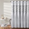 Lush Decor Maria Shower Curtain, 72" x 72", Gray &