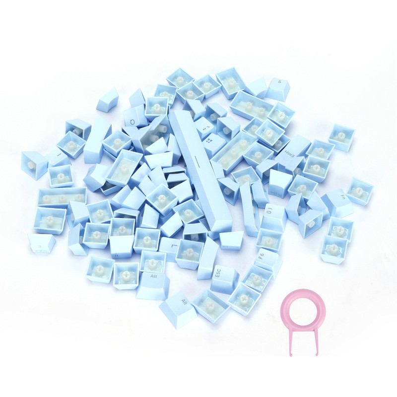PBT Keycaps Ergonomic Design Oil Resistant Colorful 108 Key Video