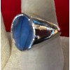 Natural Creations mens sterling silver ring Size 11 Labradorite