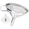 Judge 11cm Funnel, with Filter, Stainless Steel, Silver