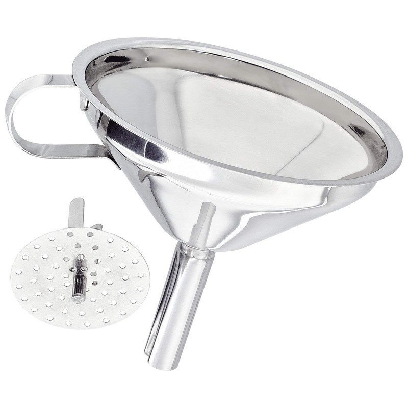 Judge 11cm Funnel, with Filter, Stainless Steel, Silver