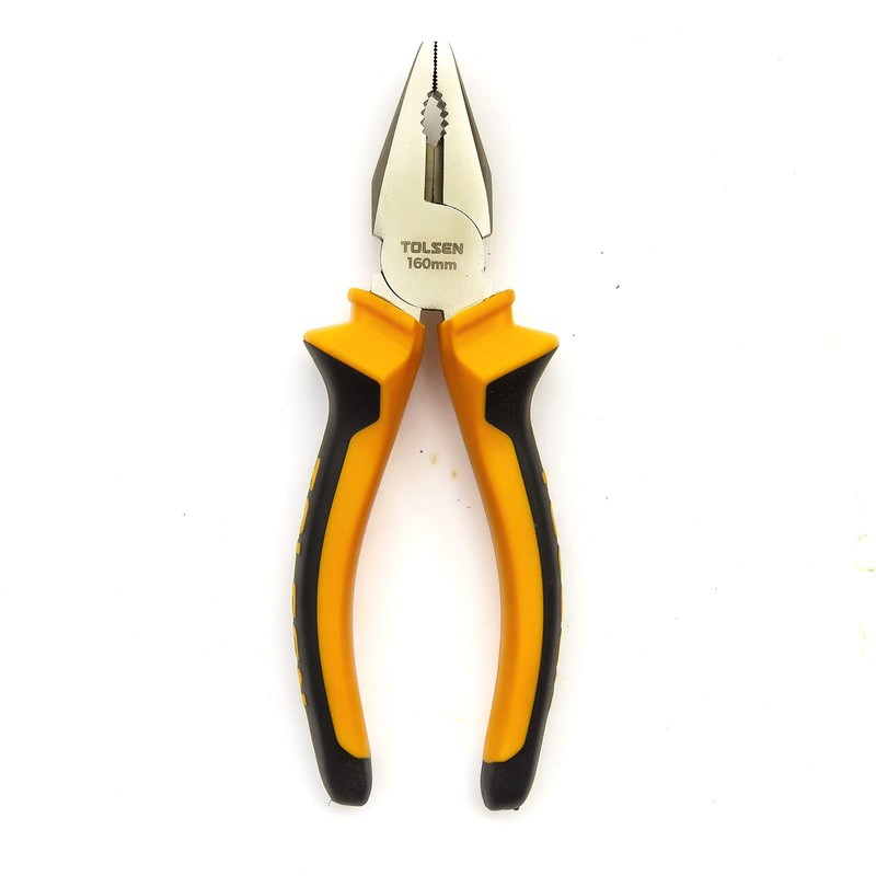 Tolsen Combination Pliers 160mm(6") & 200mm (8") (1, 160mm (6"))