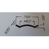 LPC Vinyl Insert 3/4" x 35' Black Molding Trim Screw