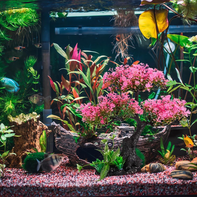 Homoyoyo Aquarium Artificial Plants Decor, Aquarium Accessories Fish Tank Plants