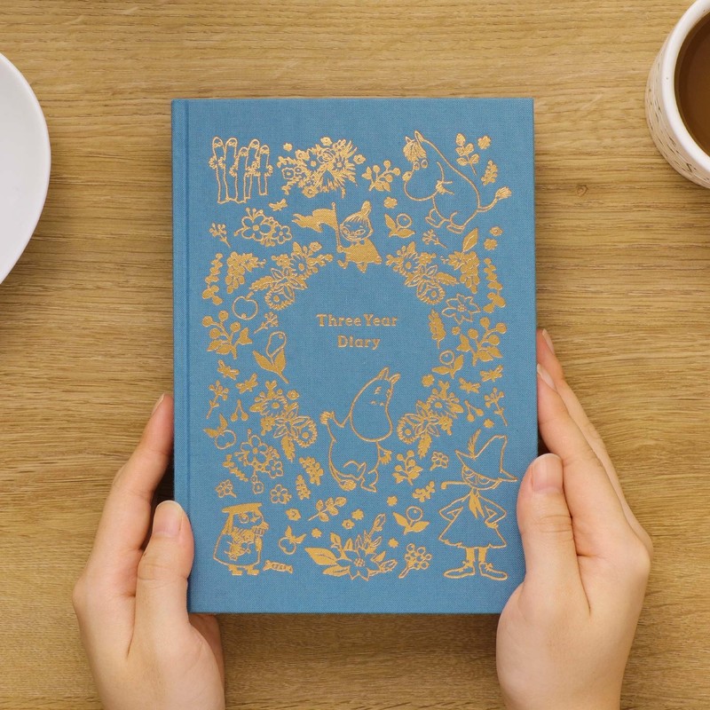 Moomin Three Year Diary Moomin 3 Year Journal (Light Blue)