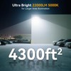 Dimgogo 200W Flood Lights Outdoor, 22000LM 5000K with Dusk-to-Dawn Photocell,