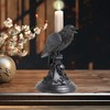 Gothic Candle Holder Resin Figurine Candlestick Stand Home Decor Accessory