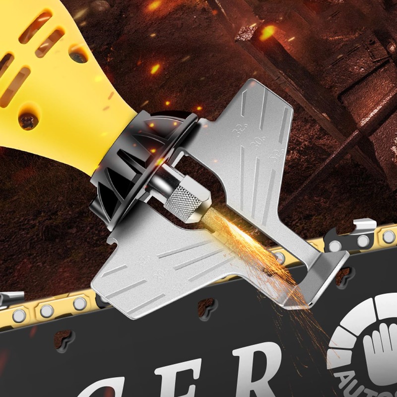 Mesee 2 Packs Chainsaw Sharpening Attachment Kit, Chain Saw Blade