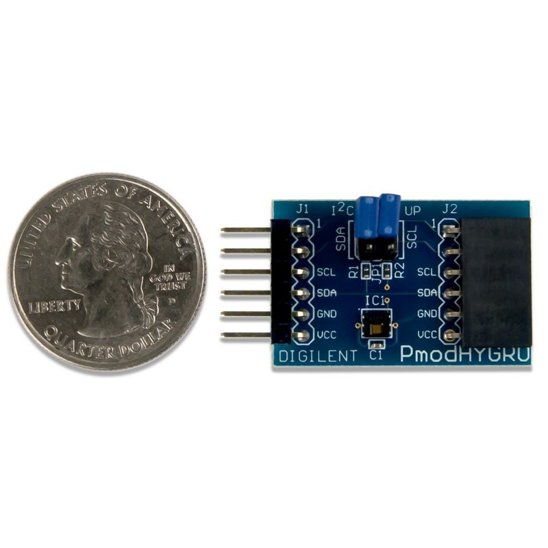 Digilent Pmod HYGRO: デジタル湿度と温度センサー。