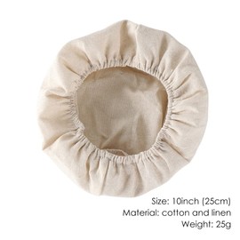 Proofing Basket Cloth Liner, Linen Insert for Bread Proofing Baskets, Proofing Cloth, Natural Rattan Basket Cover, Bread Proofing Basket Fabric, for Bread Proofing Basket, Pack of 2