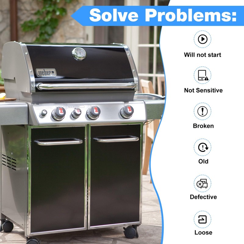 Kscjdg 88848 Genesis Burner Knobs Replacement Weber Genesis Gas Grill