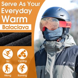 West Biking Balaclava Motorcycle Winter Face Mask Ski Mask Windproof Breathable Warm Bicycle Balaclava Men Women Thermal Fleece Balaclava Motorcycle Balaclava Mask Face Hood, Blue*1