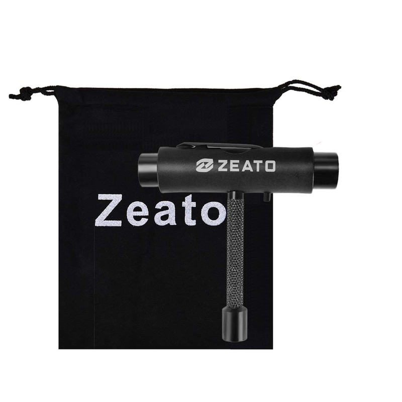 Zeato [Upgrade Version] All-In-One Skate Tools Multi-function Portable Skateboard T