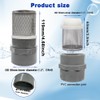 AIMCOCO 1.5" Stainless Steel Filter Cover Connected to 1.5 inch/DN40