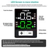 SiRyder Timer 220V 0.1S-99H Digital Relay Cycle Control with Socket
