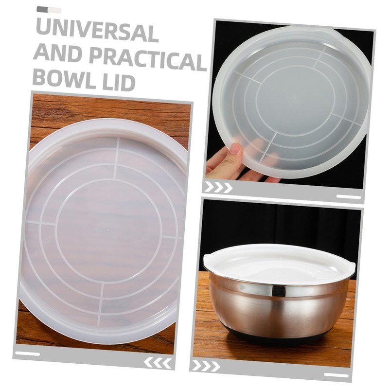 HAKIDZEL 3pcs Kitchen Mixing Bowl Lids Bowl Lid Set for