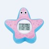 Baby Water Thermometer Starfish Clock Timing 3 Color Light Floating