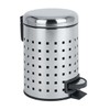 Wenko Pedal Bin "Leman" Perforated 3L in Silver