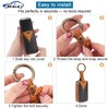 for Mazda Key Fob Cover Leather Key Case Holder Keychain