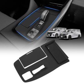 LIMSTYLE Toyota Alphard Vellfire 40 Series Shift Panel Cover, Rubber Mat, Excective Lounge for Electroshift Mats, Console Panel Cover, Rubber Mat, Convenient Goods, Accessories, Interior Parts