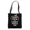 Candy Apples: Keep Calm And Candy Apple On Tote Bag