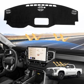 Sunsdrew - Cubierta de tablero para Toyota Tundra 2022-2025 2026 para Tundra, accesorios para sombrilla, protector de malla antideslizant...