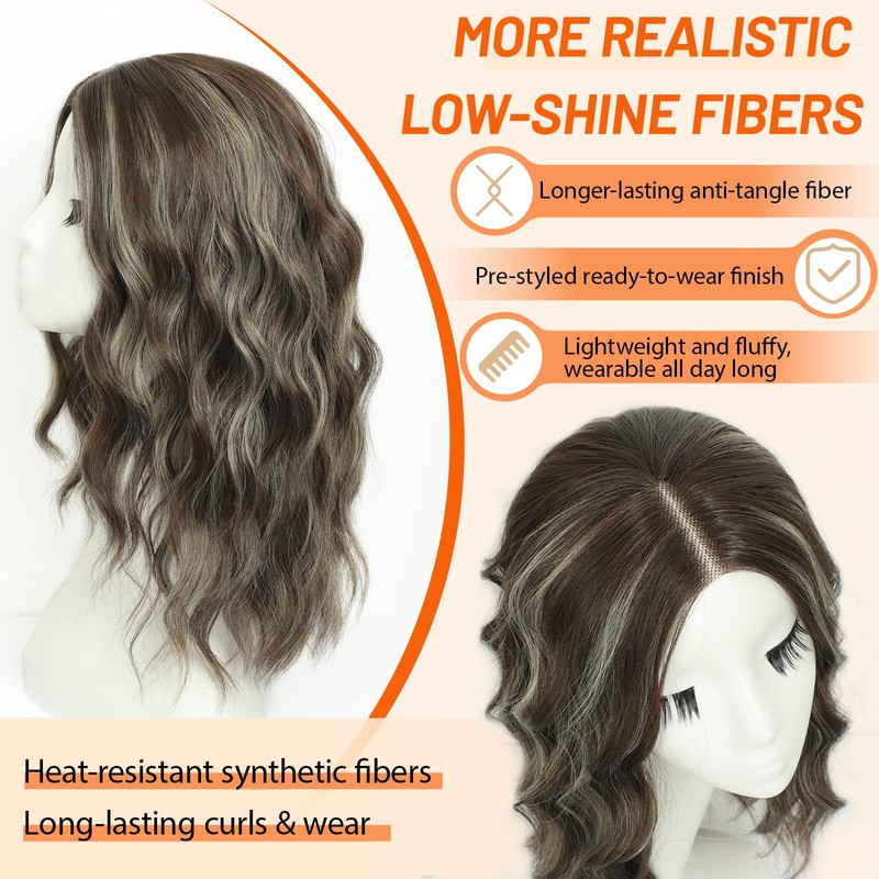 Wavy Curly Wigs for Women Glueless Pre-Cut Lace Front Wig