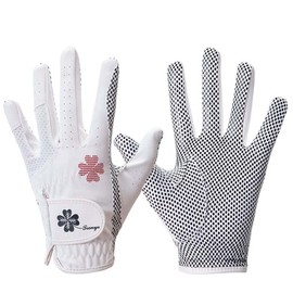 Golf Gloves, Women's, Ambidextrous, Waterproof, Anti-Slip, Slip Resistant Even When Wet, Special Fiber, Sunscreen, Women's, Glossy, Birthday, Mother's Day, Gift, Gift, Golf Equipment, Sports Goods,
