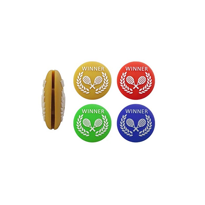 G-Lueck Set of 4 Winner Tennis Vibration Dampers (Mix)