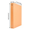 Pack of 2 A5 Ring Binder, Kraft Paper Cover, Ring