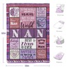 COZYCRIB Nan Gifts Blanket,Nan Birthday Gifts,Gifts for Nan from Grandchildren