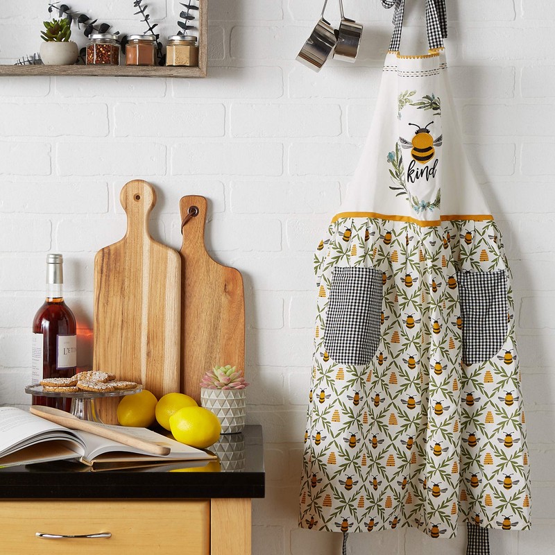 DII Women's Spring & Summer Apron Collection Adjustable, Two Large