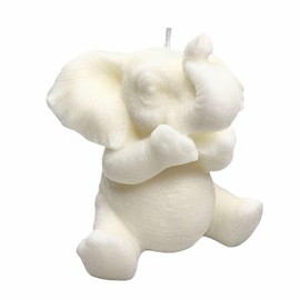 Elephant Shaped Candle - Elephant candle lucky Soy candle, hadmade gift,decorative candle con aroma de cera de soja, elegante (Lucky elephant I don't speak)