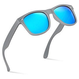 Retro Rewind Polarized Sunglasses for Men and Women - UV Protection Classic Mens Womens Sun Glasses - Cool Vintage 80s Shades