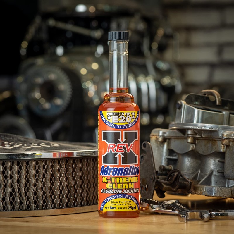 REV X Adrenaline Xtreme Clean Fuel Additive - 8 fl.