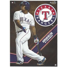 Fathead ADRIAN BELTRE FATHEAD TRADEABLES TEXAS RANGERS LOGO REMOVABLE DECAL 2015 #28