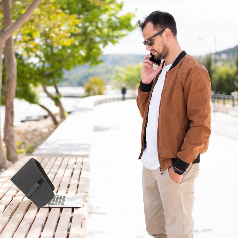 Laptop Sun Shade for Outdoor Work, Light Weight Computer Privacy