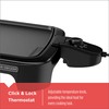 BLACK+DECKER GD2011B Family Sized Electric Griddle, 20 x 11-Inch, Black