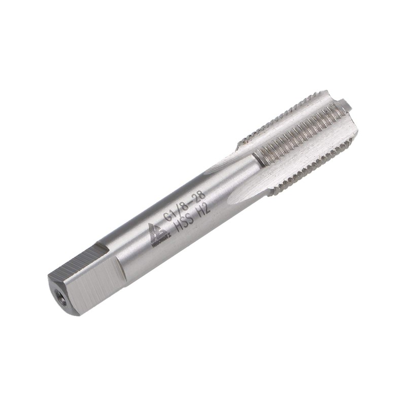 sourcing map G1/8-28 Pipe Thread Tap, Machine Threading Tap Right