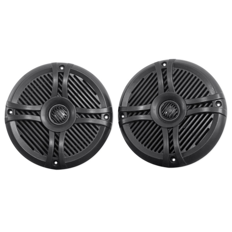 Rockville (4) Rockville RMSTS65B 6.5" 1600w Waterproof Marine Boat Speakers